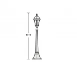 Наземный фонарь Oasis Light 95207S Gb (220V, IP44)