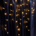 Светодиодная гирлянда Feron 41632 CL22 бахрома, статичная, 4,5м*0,8м + 3м желтый c питанием от сети