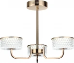 Потолочная люстра на штанге Lumion Venice 6579/40CL золото/прозрачный/металл/пластик LED 40W 220V