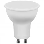 Лампочка светодиодная полусфера белая колба GU10 9 Вт 6400K холодное белое свечение Feron LB-560 25844