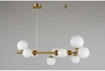 Подвесной светильник Aployt Letizia APL.314.03.10 (220V, на тросе, шарики, молекулы)