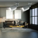 Трековый светильник однофазный TR41-GU10 WH под лампу MR16 белый Б0054172 ЭРА (220V)