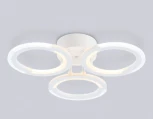 Потолочная люстра светодиодная на штанге с пультом Ambrella ACRYLICA FA8942 (регулировка яркости, 220V, кольцо)