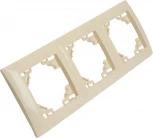 Рамка на 3 поста (слоновая кость) Stekker Эрна Элегант 49668