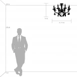 Подвесная люстра Osgona Stregaro 694084