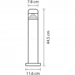 Наземный светильник Lightstar Raggio 376907 (LED, 220V, IP55)