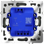 Проходной переключатель одноклавишный (черный матовый) Voltum S70 VLS010308