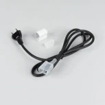 Шнур питания MonLIGHT-Power-230V (12x24mm) (Arlight, Силикон) 052671