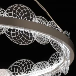 Подвесной светильник DeMarkt Платлинг 661019001 (LED, 220V, пульт управления, на тросе, кольцо)