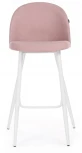 Барный стул Woodville Сондре пыльно-розовый / белый 464888
