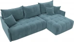 Диван угловой Лига-054 НПБ угол универсальный Лига Диванов (Велюр) арт.129028