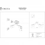 Потолочная люстра Freya Paolina FR5011CL-08B (220V, шарики)