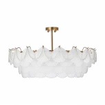 Потолочная люстра на штанге Arte Milano Rim 316008/D800 BS (220V, ракушка)