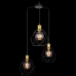 Подвесной светильник 33 ИДЕИ PND16S.03.04.003BL.GO-IKS.BL (220V, на проводе, круглые)