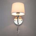 Бра Eurosvet Madera 10127/1 хром (220V, подвески, выключатель)