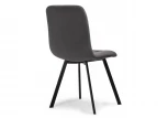 Стул на металлокаркасе bruk dark gray / black
