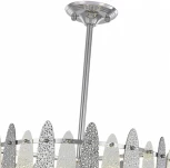 Подвесная люстра хрустальная на штанге Arte Milano Sorrento-4309 374309/6/350/470 CR (220V)