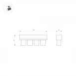 Трековый светильник светодиодный MAG-ORIENT-KRATER-L195-12W Warm3000 (WH, 25 deg, 48V, DALI) (Arlight, IP20 Металл, 3 года) 037332