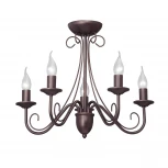 Потолочная люстра Vitaluce V1659/5PL (220V, свеча)