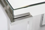 Консоль зеркальная каркас н/ж сталь хром 116*39*79см Garda Decor арт.KFG129