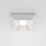 Встраиваемый светильник Gyps Modern GU10 1x35Вт Maytoni Technical DL005-1-01-W (220V)