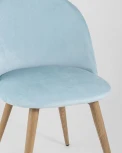 Стул Stool Group Лион велюр пыльно-голубой УТ000003656