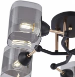 Потолочная люстра на штанге Arte Milano AMALFI 324308/5 BK+FG (220V)