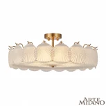 Потолочная люстра на штанге Arte Milano Rim 316009/D600 BS (220V, круглые, ракушка)