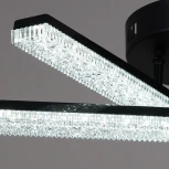 Потолочная люстра светодиодная на штанге с регулировкой цветовой температуры Reluce 03749-3.3-03C BK (220V)