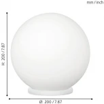 Интерьерная настольная лампа Eglo Rondo 85264