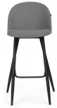 Барный стул Сондре темно-серый / черный 464890 Woodville