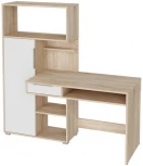 Письменный стол Woodville Зануг дуб сонома / белый 369967