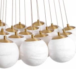 Подвесная люстра Fluorite Unity FL1048-19P (220V, на проводе, шарики)