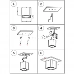 Накладной точечный светильник Lightstar Monocco 052317