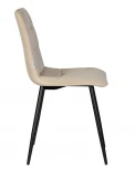Стул обеденный CHILLY (Бежевый Holland 07, основание черное)