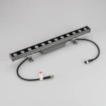 Светодиодный прожектор линейный IP65 AR-LINE-500M-12W-220V Warm (Grey, 30 deg) (Arlight, Закрытый) 037369