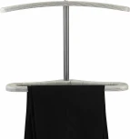 Вешалка костюмная Дэви 3 металлик/дуб дымчатый Mebelik арт.007465