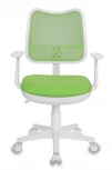 Кресло детское Бюрократ Ch-W797 салатовый TW-03A сиденье салатовый TW-18 сетка/ткань крестовина пластик пластик белый