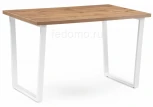 Стол Notta Лота Лофт 120 25 мм белый матовый / дуб вотан 489646