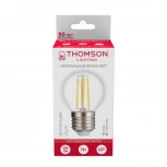 Лампочка светодиодная филаментная прозрачный шар E27 7W Thomson Globe TH-B2092