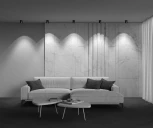 Накладной потолочный светильник Maytoni Alfa LED C064CL-12W4K-RD-B