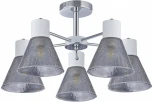 Потолочная люстра на штанге Arte Milano Napoli 322408/5 CR+WH (220V)