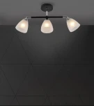 Спот потолочный на штанге Seven Fires Venkel SF3380/3C-BK-CR-WT