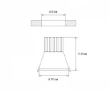 Встраиваемый точечный светильник Kink Light Точка 2136,19