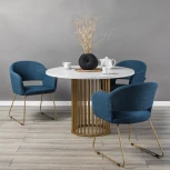 Стул R-Home Oscar БлюАрт/ЛинкЗолот