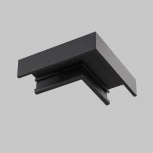 Коннектор угловой, накладной, черный Maytoni Accessories for tracks Basity TRA172CL-11B