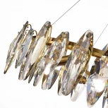 Подвесная люстра Ancona SL1227.303.12 ST Luce (220V, хрусталь, подвески, на тросе, круглые)