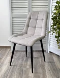 Стул CHIC VF-19/ VF-20 светло-серый/ серый/ черный каркас, ткань M-City 628M03701