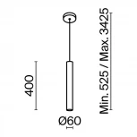 Подвесной светильник Maytoni Pro Focus MOD161PL-01G1 (220V, на проводе, круглые)