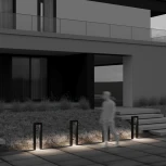 Наземный светильник Maytoni Frama O469FL-L12GF3K (LED, 220V, IP65)